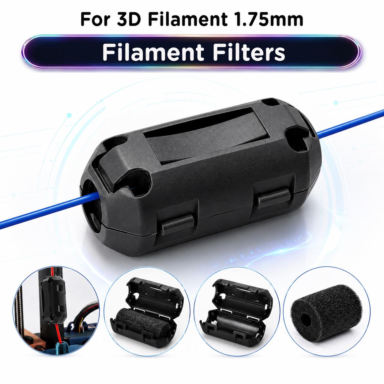 Petg Filament - قطع غيار الطابعة ثلاثية الأبعاد: فلاتر