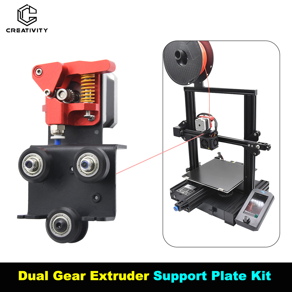 3D Printer Stand - محرك المباشر المزدوج والعتاد الطارد دعم
