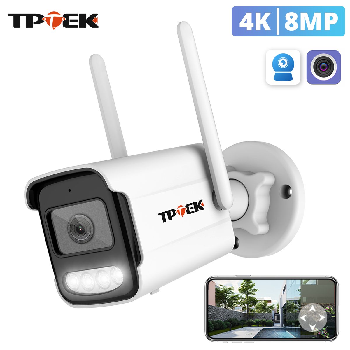 Btt Skr Mini - كاميرا مراقبة IP بدقة 8 ميجابكسل