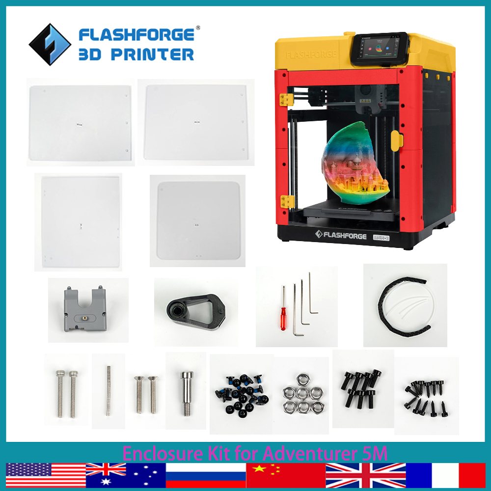 Enclosure 3D Printer - مجموعة لوحة الضميمة FLASHFORGE لمجموعة أجزاء