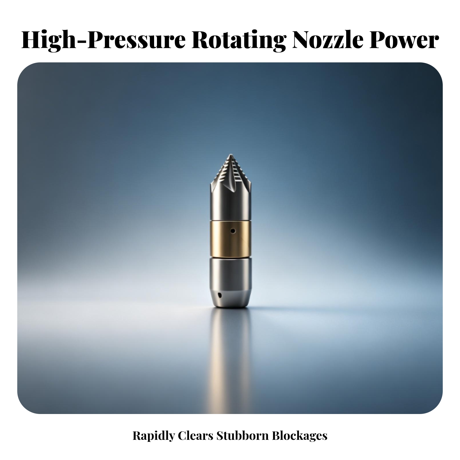 Nozzle Brass - فوهة رش دوارة مقاومة للتآكل، أداة