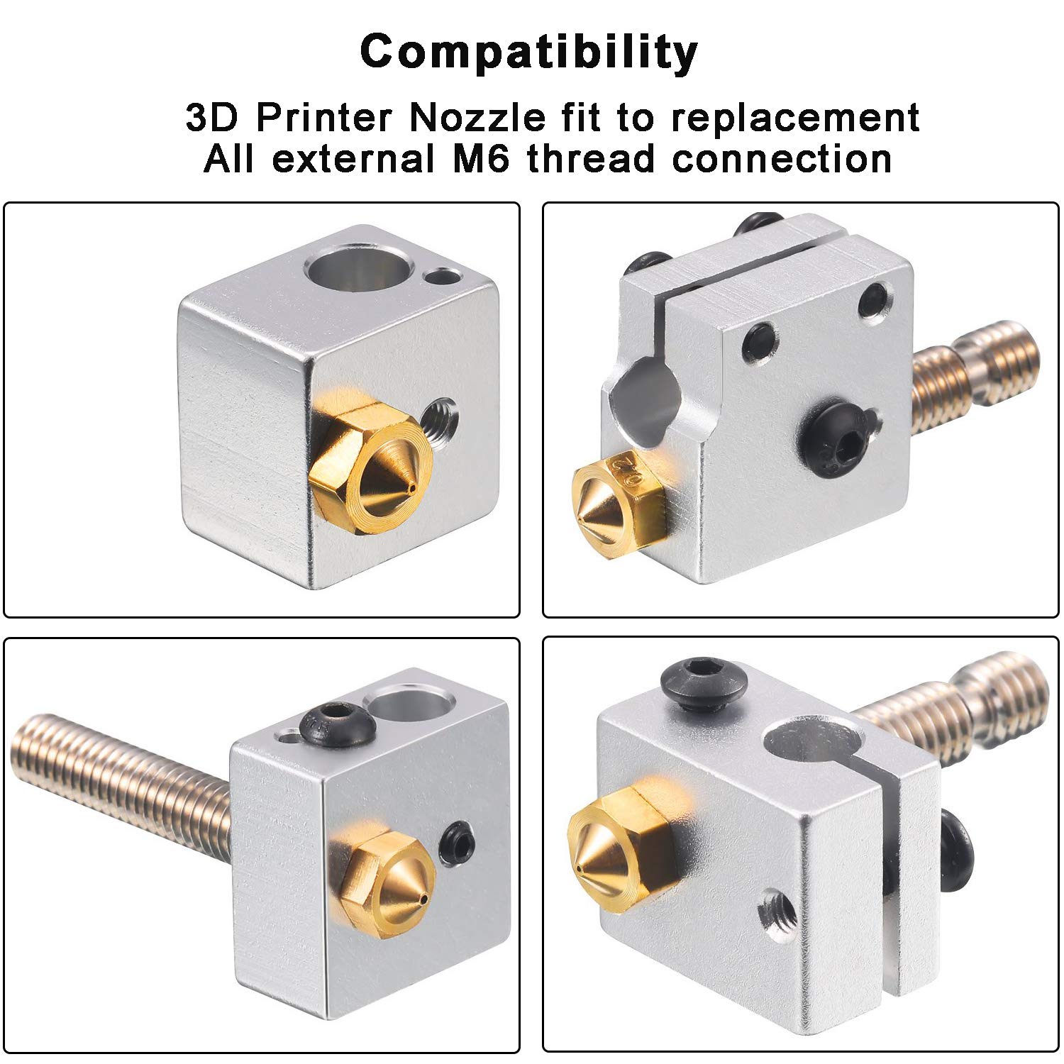 فوهات نحاسية 0.4 مم للطابعات ث - مراجعة Hotend 0.4Mm وسعره