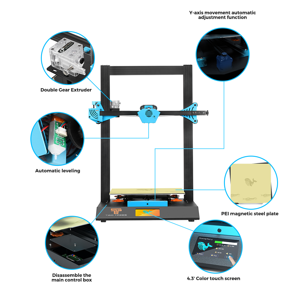 Twotree Blu-5 Bluer زائد l3D م - مراجعة Bltouch وسعره