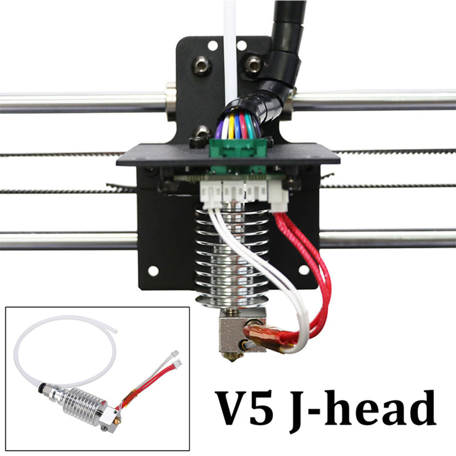 طقم رأس طباعة V5 J-Head معدني  - مراجعة Hotend 0.4Mm وسعره