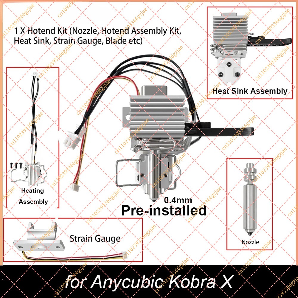 طقم هوت إند مسبق التركيب بسمك  - مراجعة Hotend 0.4Mm وسعره