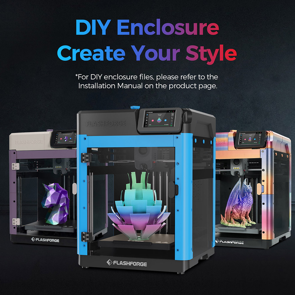 مجموعة لوحة الضميمة FLASHFORGE - مراجعة Enclosure 3D Printer وسعره