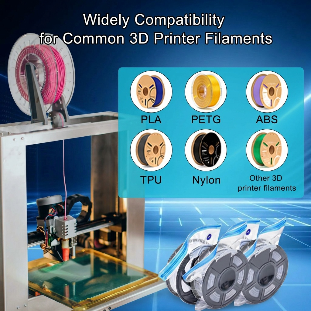 حقيبة تخزين خيوط الطباعة ثلاثي - مراجعة Abs Filament وسعره