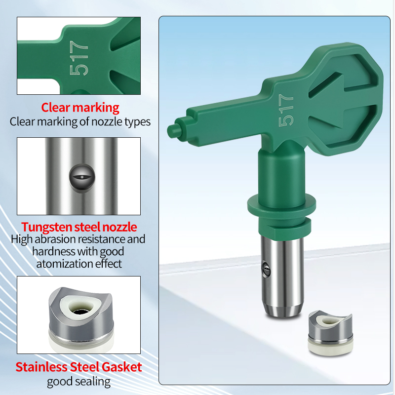 فوهات رش الطلاء بدون هواء من H - مراجعة Nozzle Tungsten وسعره