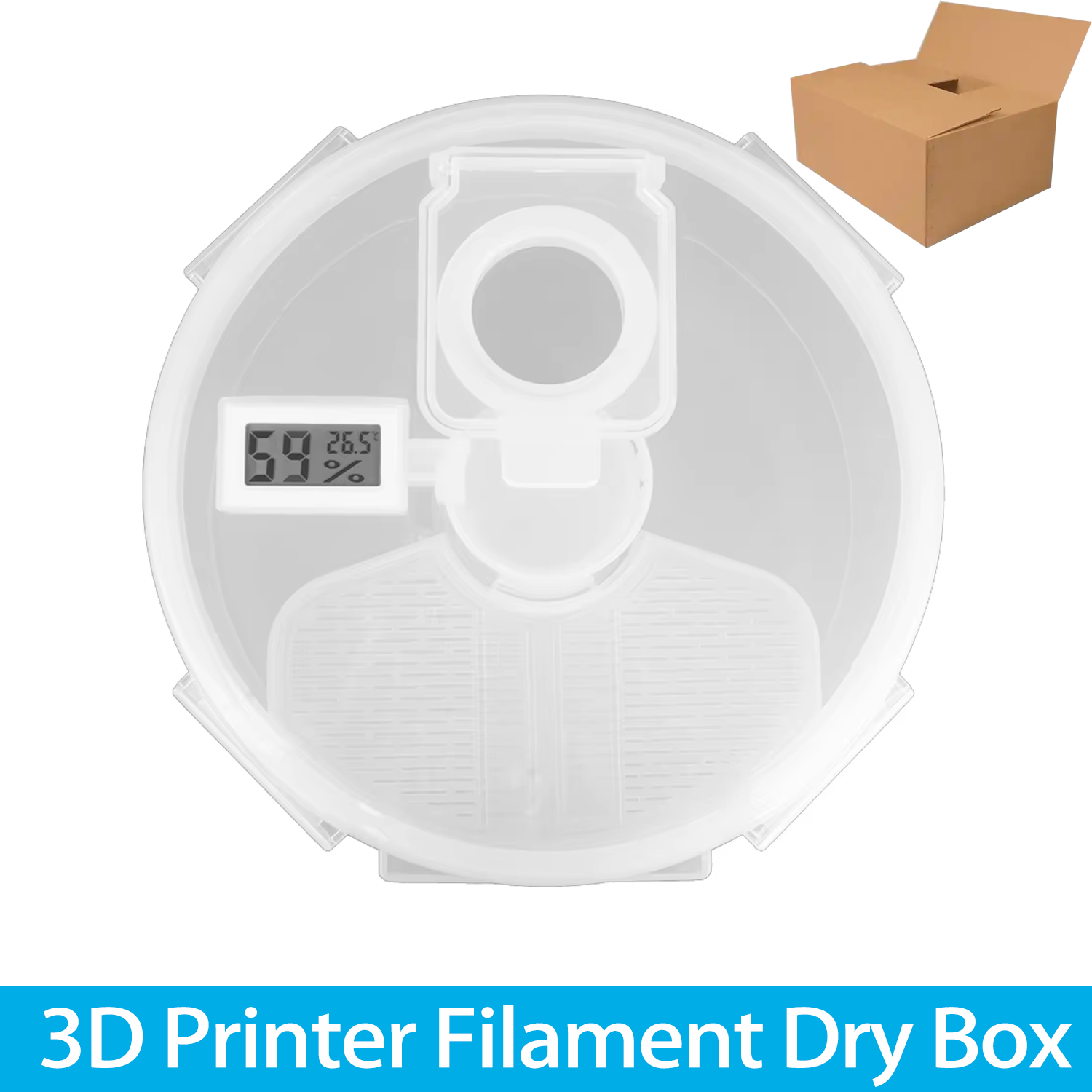 صندوق خيوط PLA سعة 1 كجم للطاب - مراجعة 3D Printer Stand وسعره