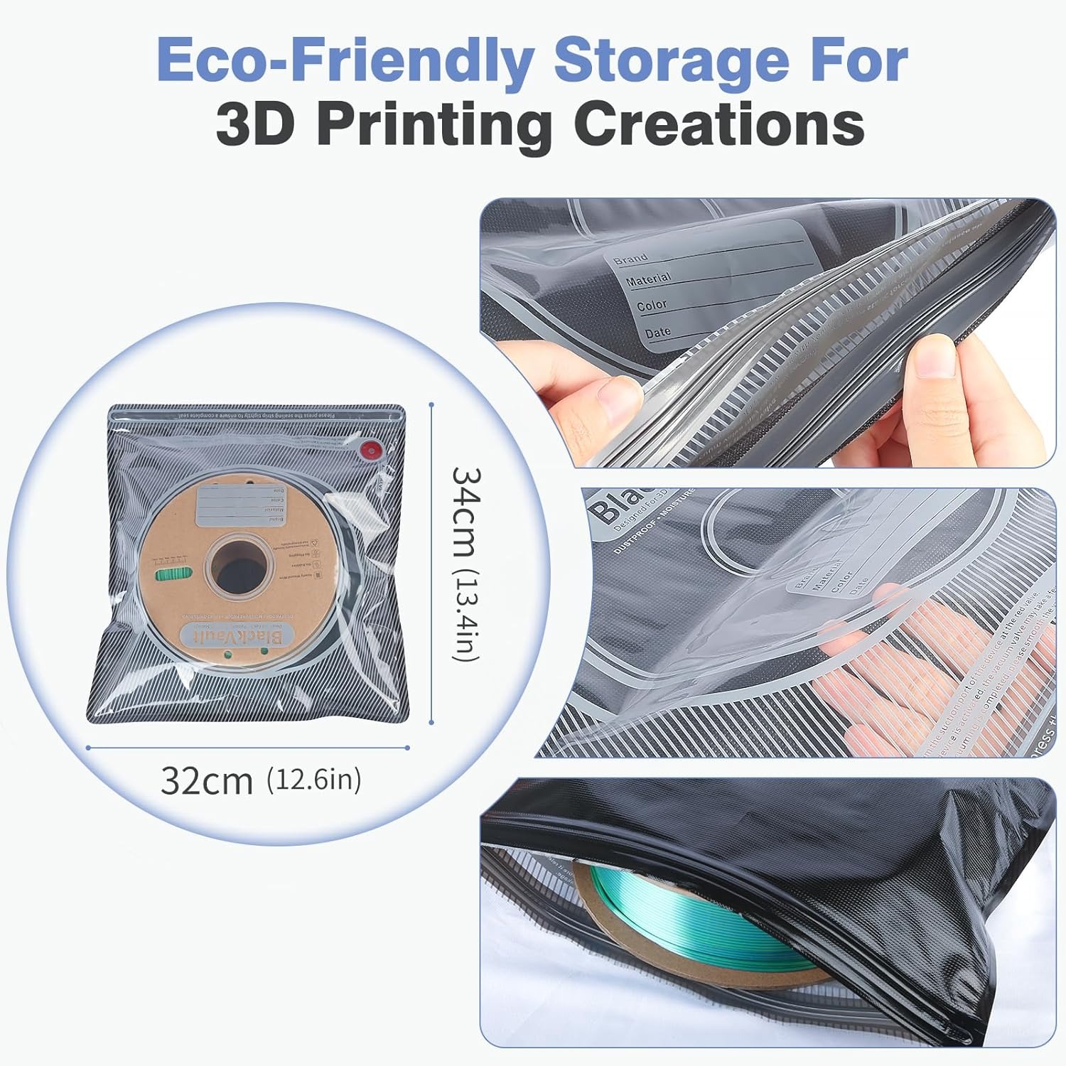 حقيبة تخزين خيوط الطباعة ثلاثي - مراجعة Abs Filament وسعره