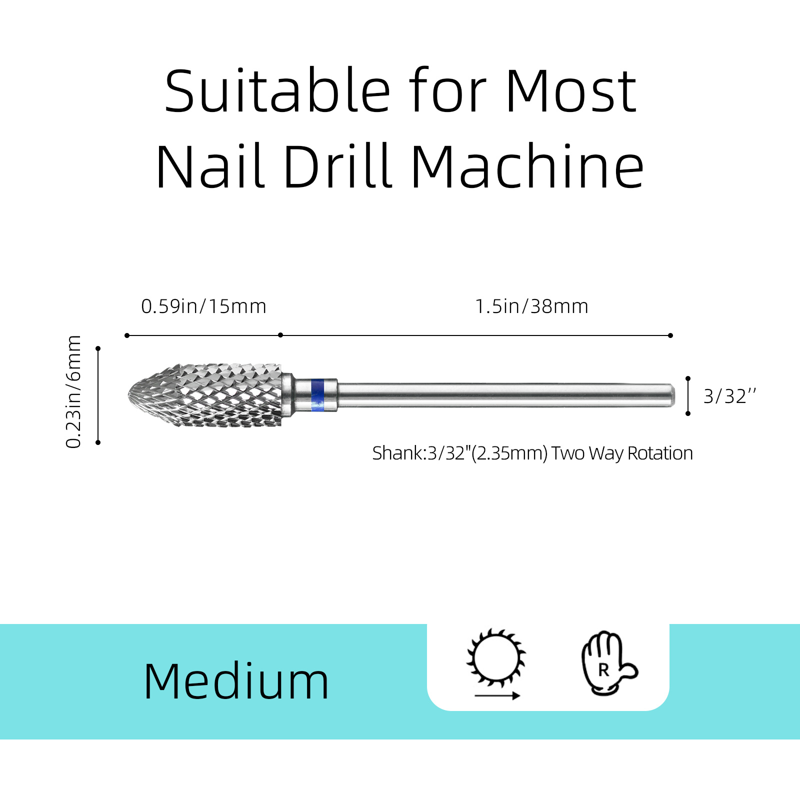 رؤوس حفر أظافر كربيدية احترافي - مراجعة Nozzle Tungsten وسعره