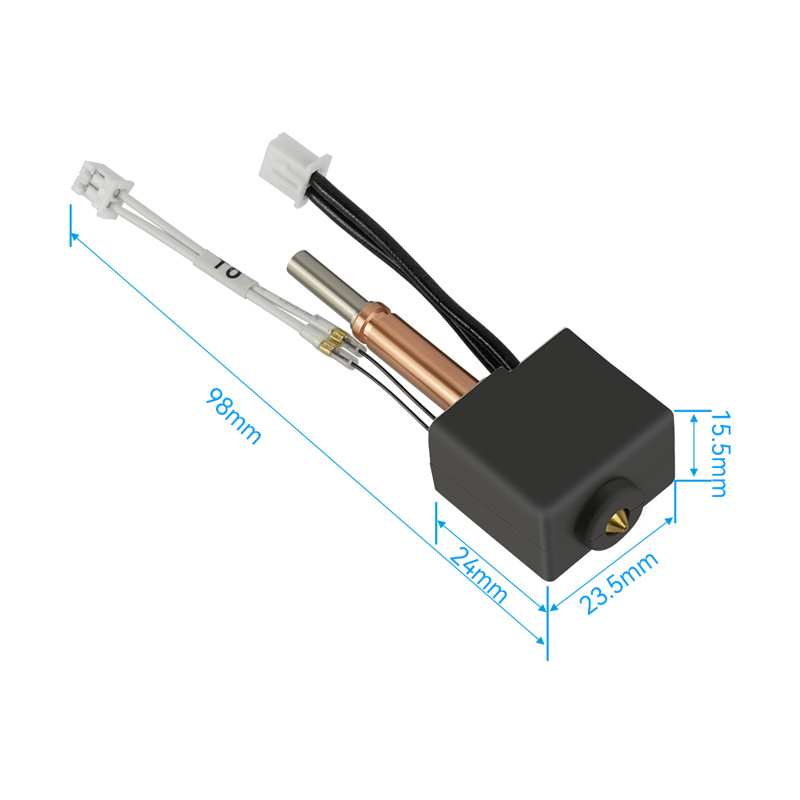 طقم ساخن مع حوض حراري للمبرد ، - مراجعة Hotend 0.4Mm وسعره