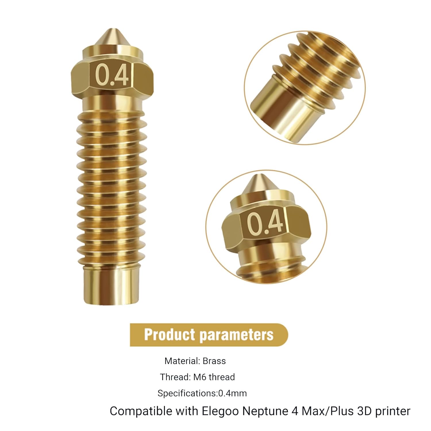 طابعة عالية السرعة ثلاثية الأب - مراجعة Hotend 0.4Mm وسعره