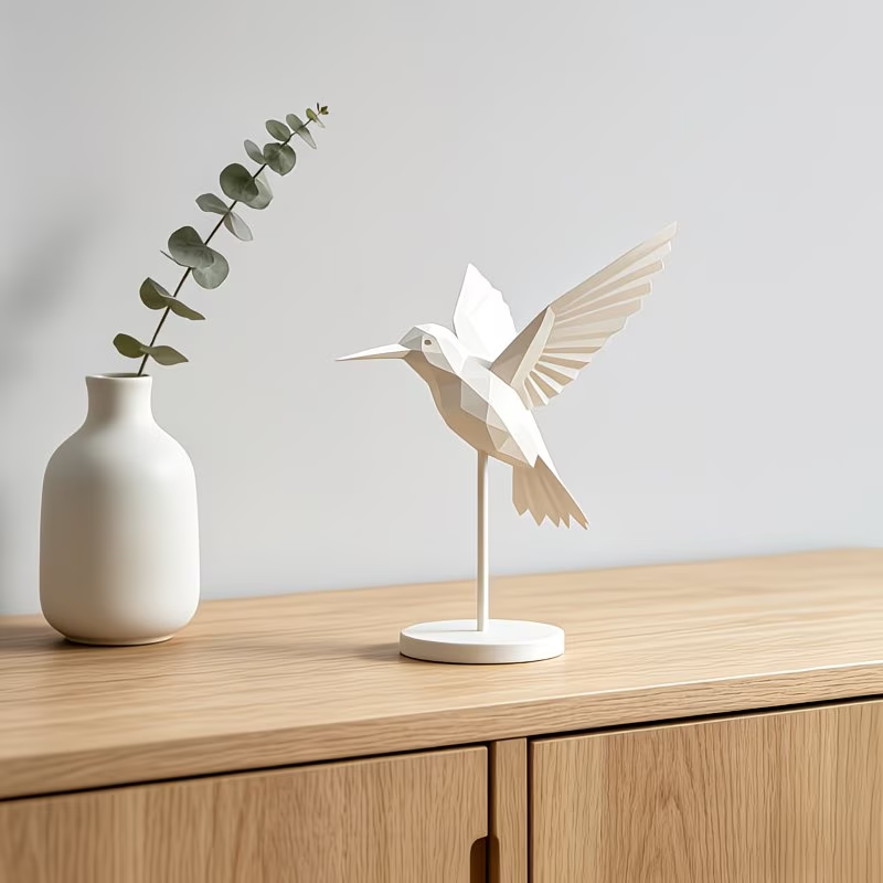 تمثال طائر الطنان ثلاثي الأبعا - مراجعة 3D Printer Stand وسعره