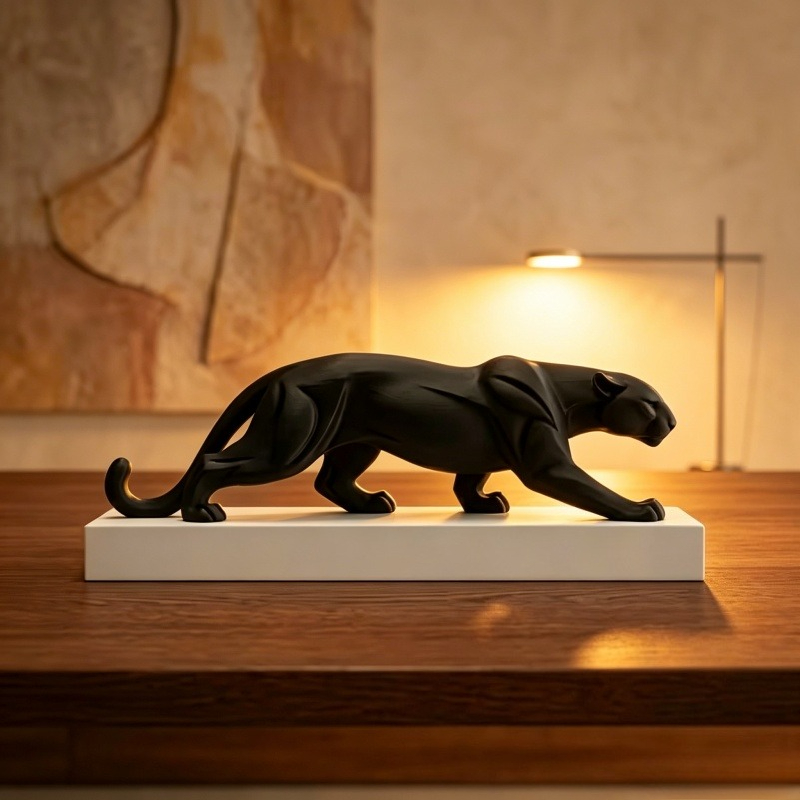 أحدث تمثال فهد أسود ثلاثي الأب - مراجعة 3D Printer Stand وسعره