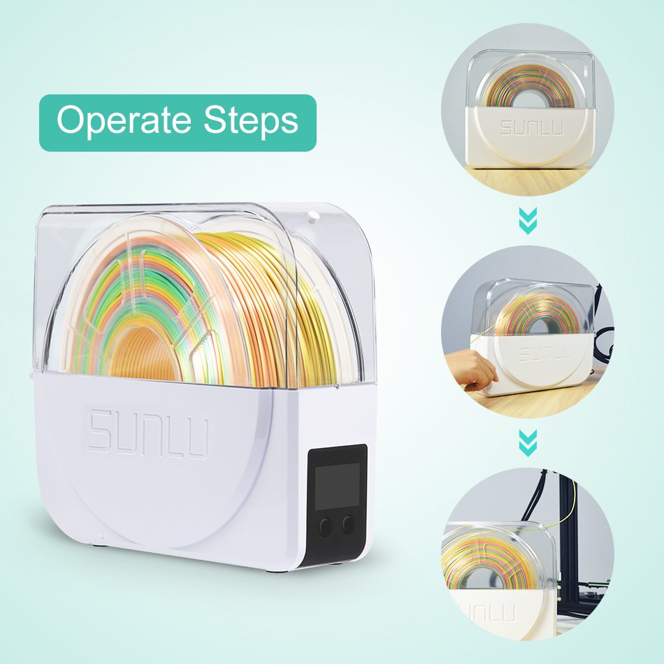 SUNLU خيوط مجفف S1 زائد المدمج - مراجعة Enclosure 3D Printer وسعره